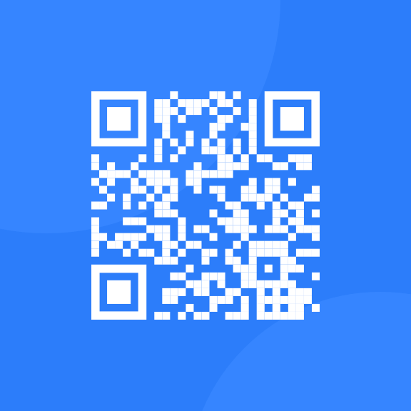 QR code that links to frontendmentor